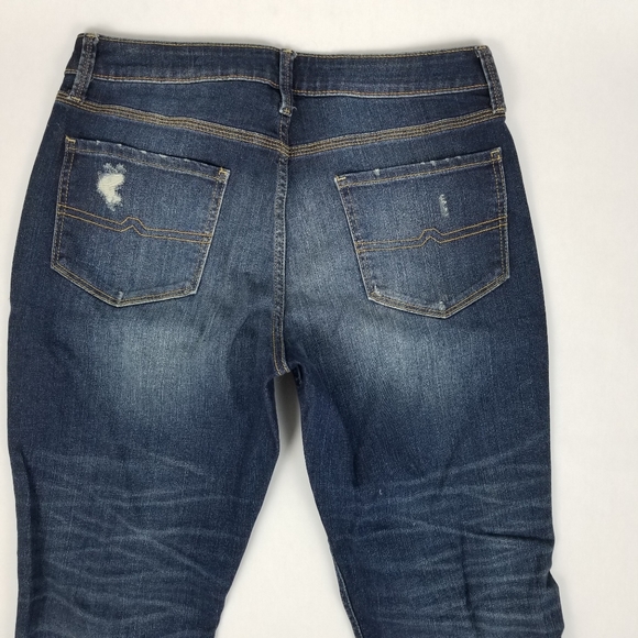 Arizona Jr. Womens Distressed Boyfriend Jean Sze 7 - Picture 6 of 8